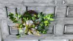 Elegant Green and Gold Grapevine Wreath