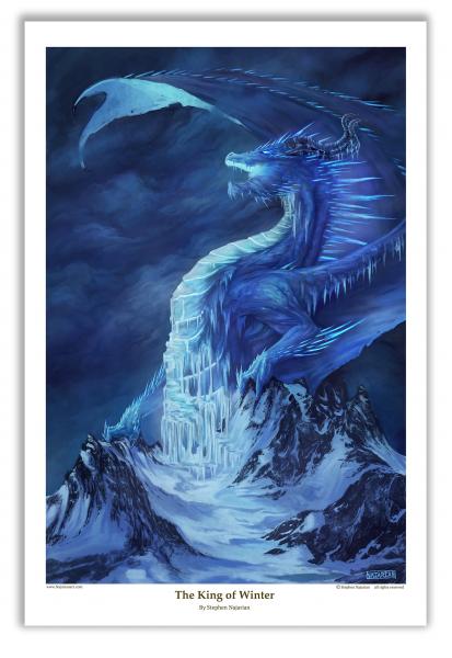 King of Winter open edition print picture