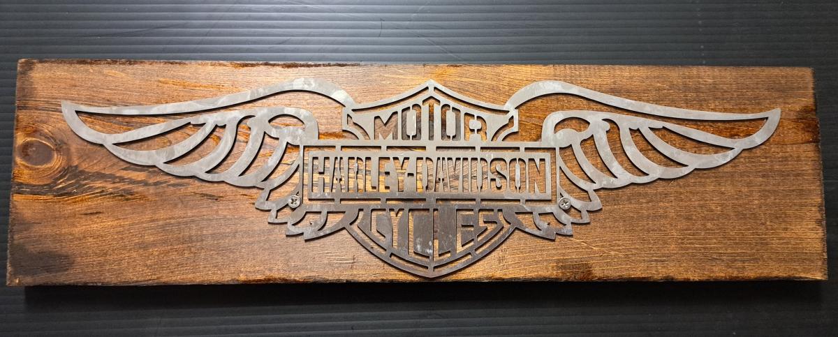 Lighted harley sign picture