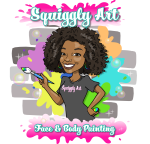Squiggly Art Face Painting