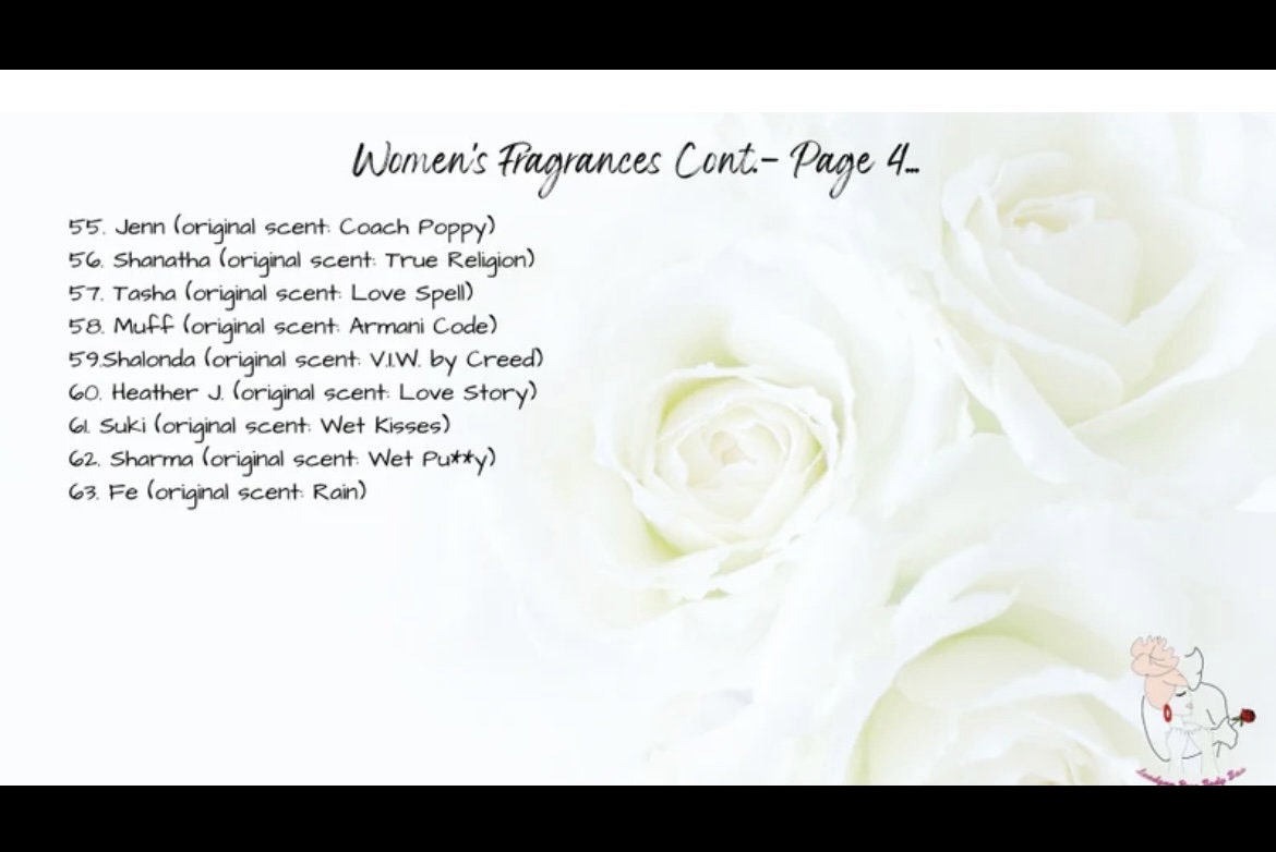 Designer  Fragranced Oil picture