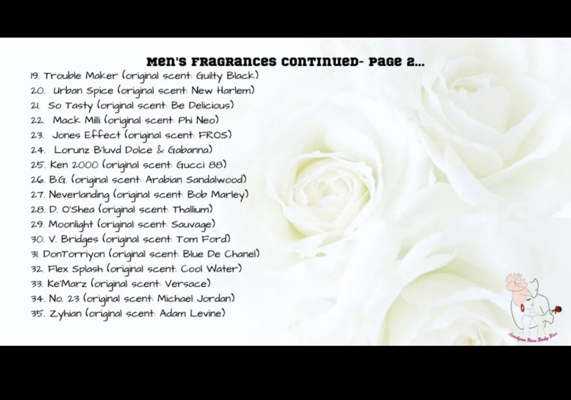 Designer  Fragranced Oil picture