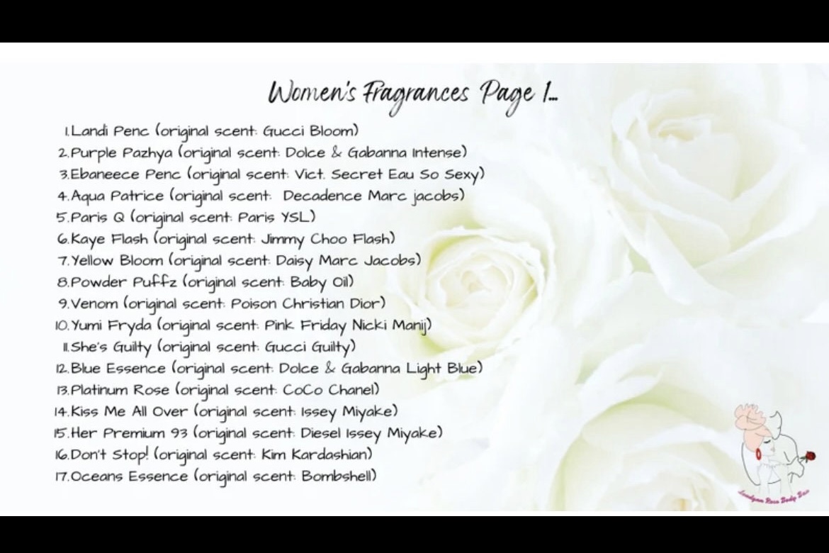 Designer  Fragranced Oil picture