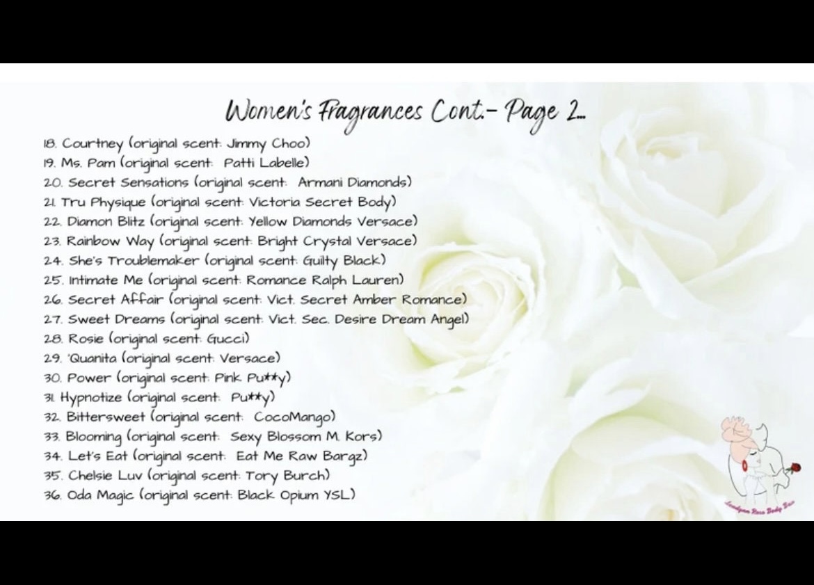 Designer  Fragranced Oil picture