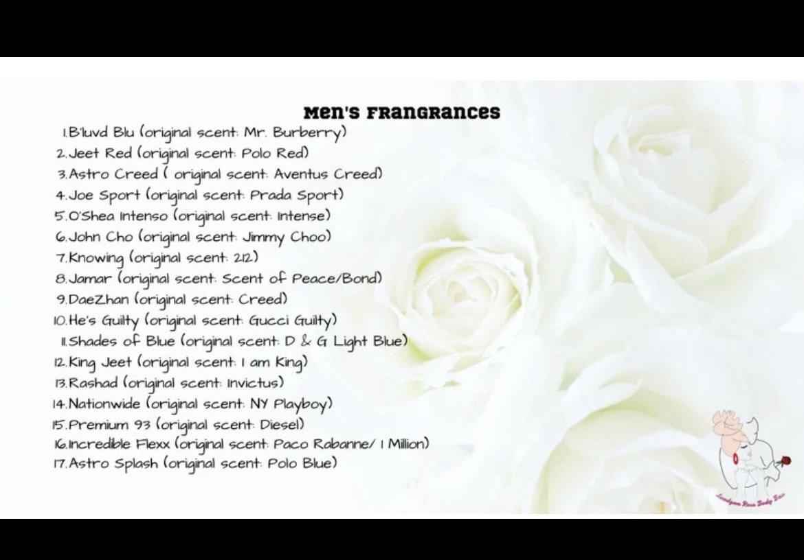 Designer  Fragranced Oil picture