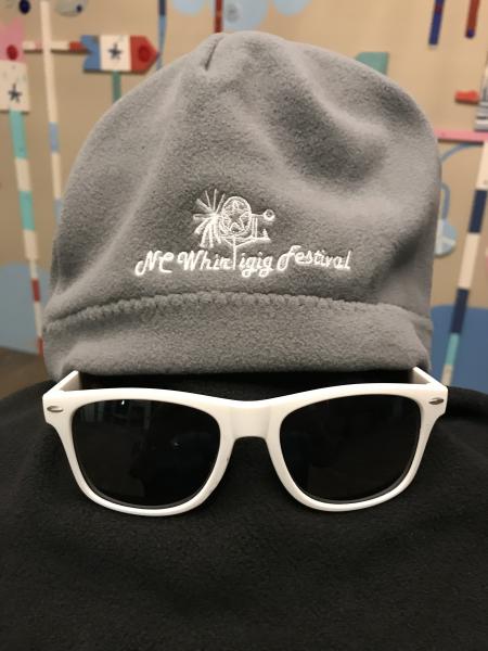 White Whirligig Logo sunglasses picture