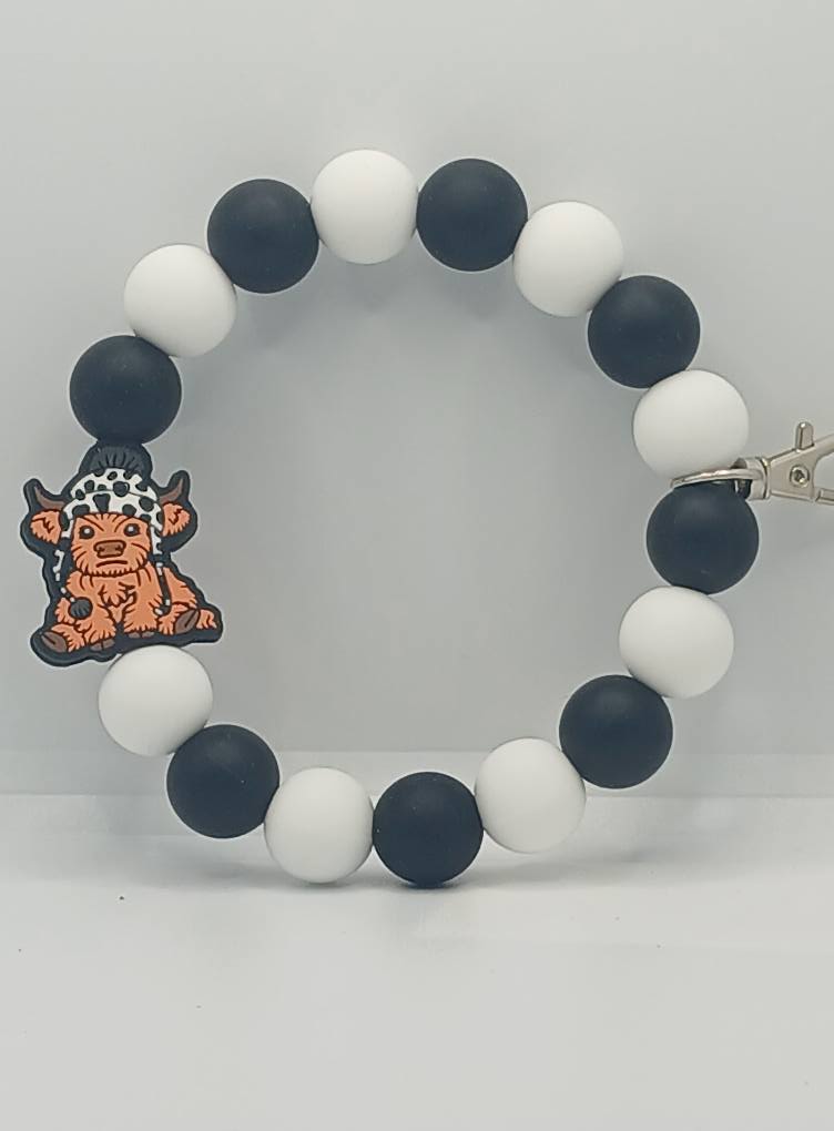 10" Wire Cable Key Chain Wristlets picture