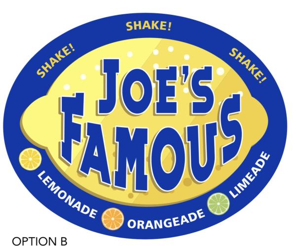 Joes Famous Fresh squeezed lemonade