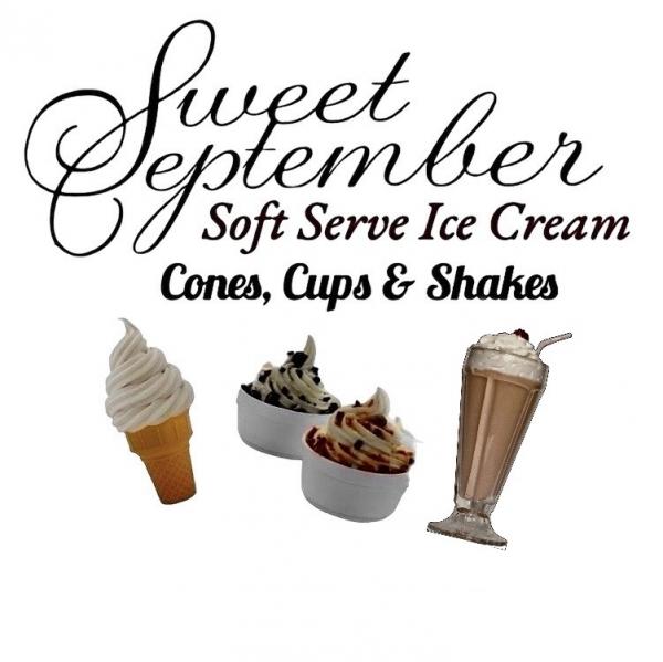 Sweet September Soft Serve Ice Cream
