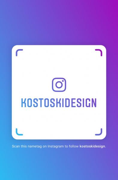 Kostoski design Story jewelry names & monograms +BRN