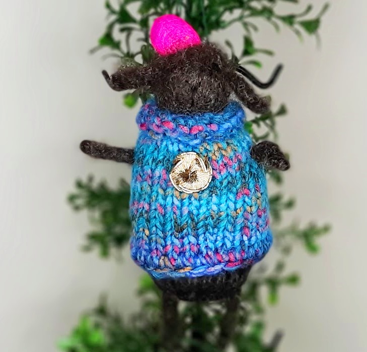 Sheep in Shawl Ornament picture