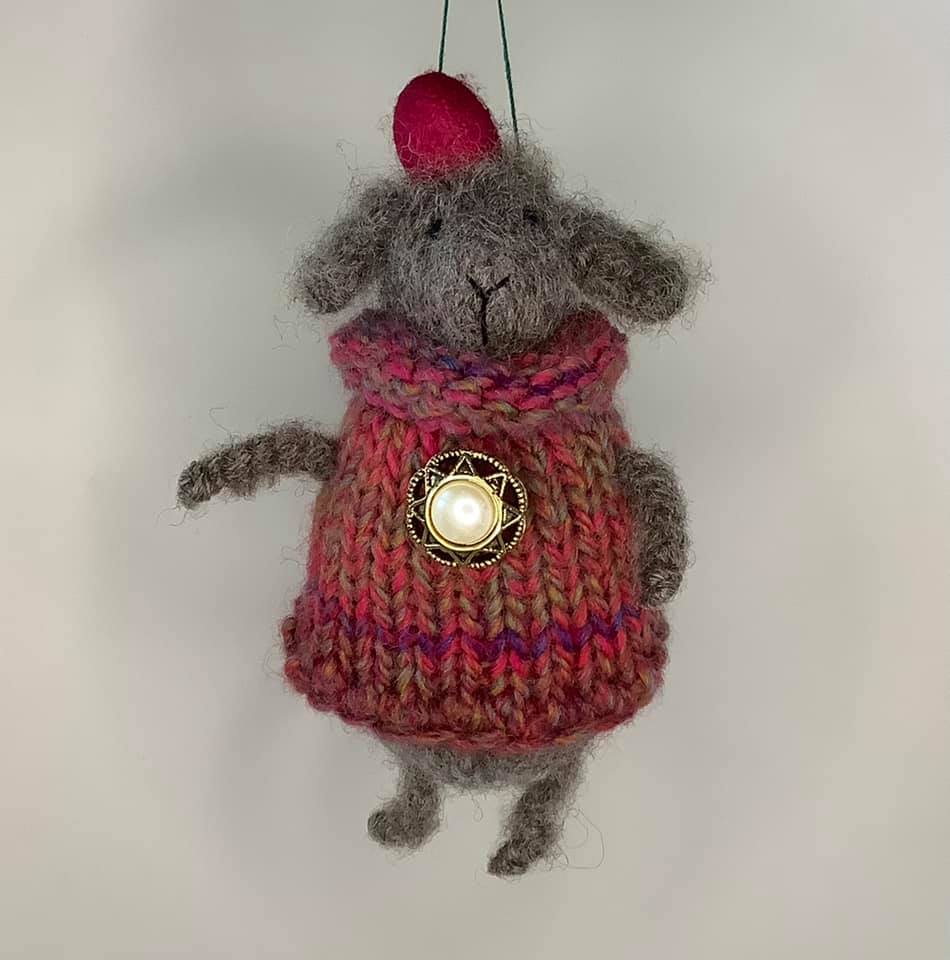 Sheep in Shawl Ornament picture