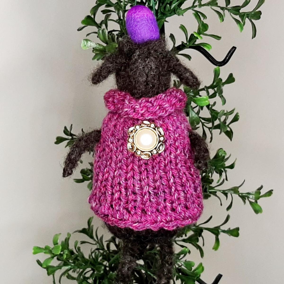 Sheep in Shawl Ornament picture