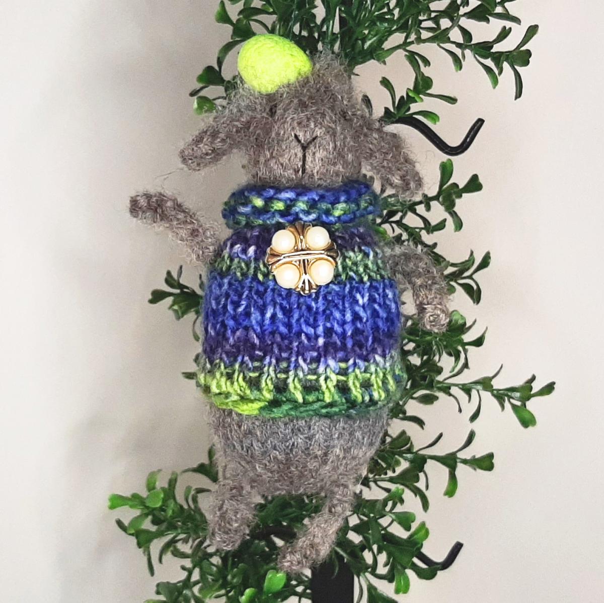 Sheep in Shawl Ornament picture