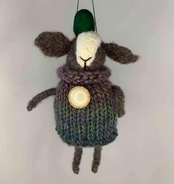 Sheep in Shawl Ornament picture