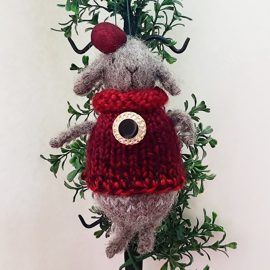 Sheep in Shawl Ornament picture