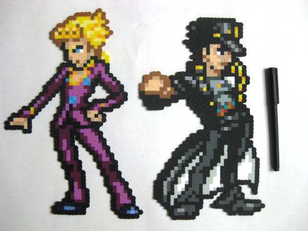 JoJo's Bizarre Adventure Perler Pixel Art picture