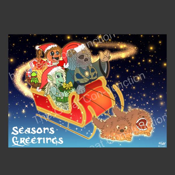 Season's Greetings Christmas Card Pack of 5