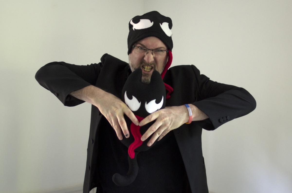 Venom Hat with Tongue Spiderman picture