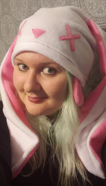 White Zombie Bunny Hat picture