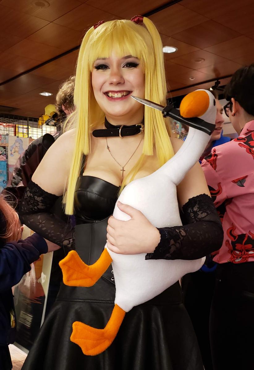 Goose Plush with Knife picture