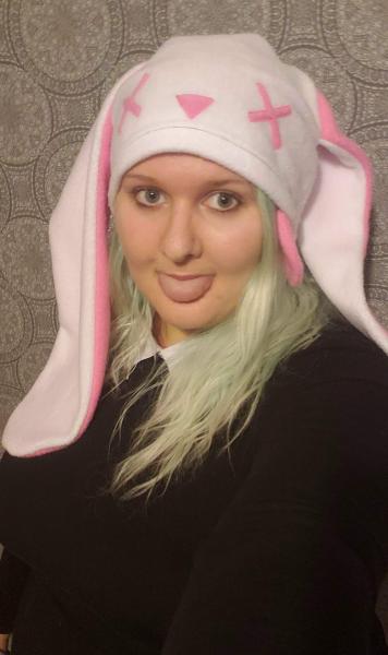 White Zombie Bunny Hat picture