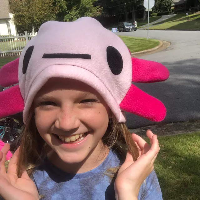 Axolotl Hat Salamander picture