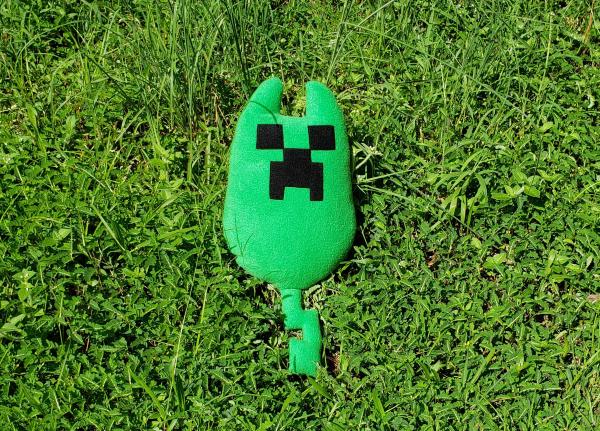 Creeper Cat Plush Minecraft picture