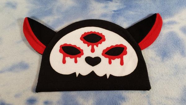 Bloody Cat Skull Kitty Hat picture