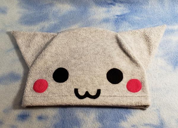 Cute Grey Kitty Hat Nyan picture