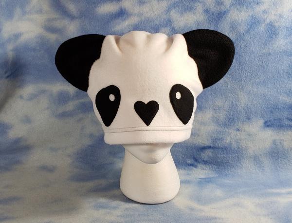 White Panda Hat Kawaii Bear