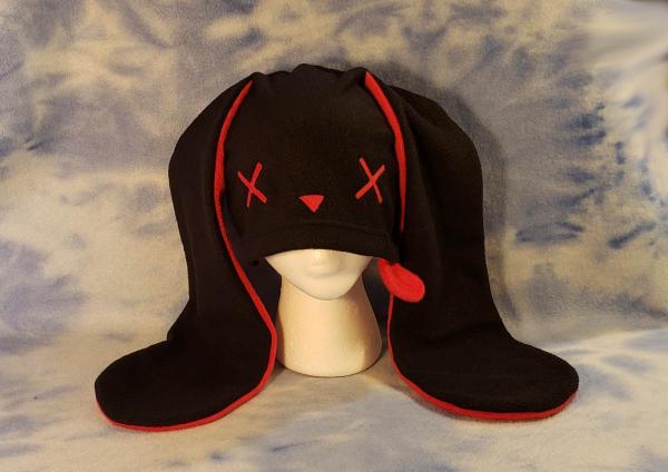 Red Zombie Bunny Hat