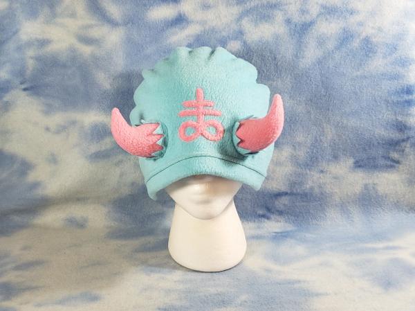 Gothic Horned Beanie Horns Satan Leviathan picture