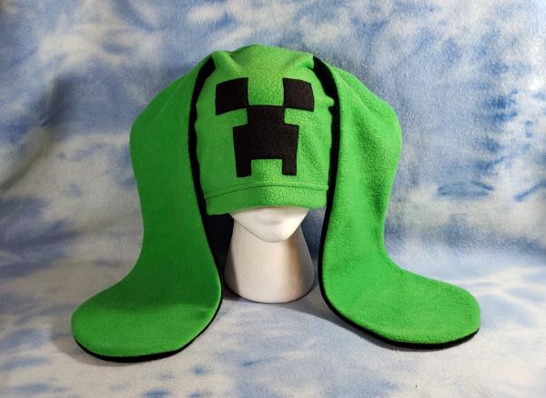 Creeper Bunny Minecraft Hat picture