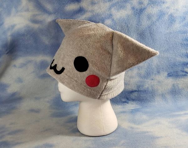 Cute Grey Kitty Hat Nyan picture