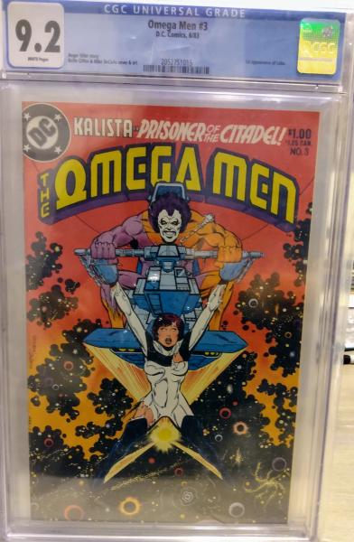 Omega Men #3 CGC 9.2 WHITE pages 1st App. Of Lobo picture