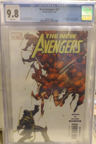 NEW AVENGERS #27 CGC 9.8 WHITE MAKE AN OFFER!!  1st APPEARANCE HAWKEYE as RONIN