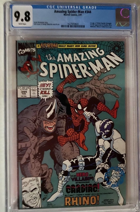 Amazing Spider-Man #344 CGC 9.8 1st Cletus Kasady Carnage Venom Movie