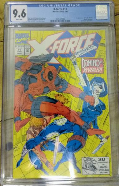 CGC 9.6 X FORCE # 11 (1992) DOMINO 1ST FULL APPEARANCE