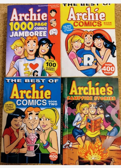 Lot of 4  The Archie Comics 400 + Page Books