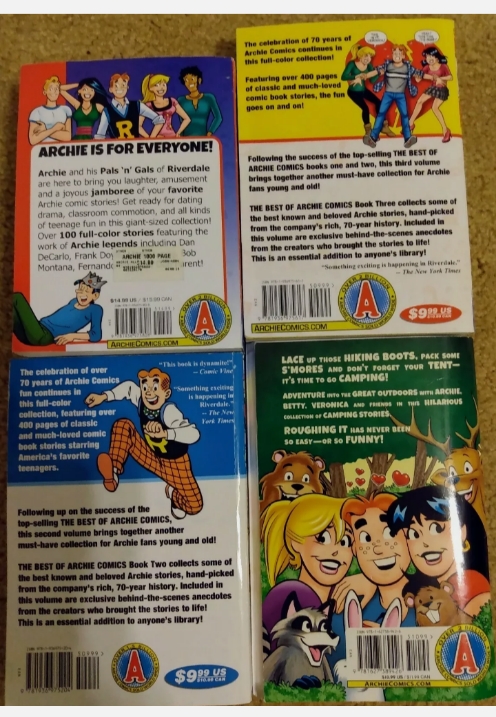 Lot of 4  The Archie Comics 400 + Page Books picture
