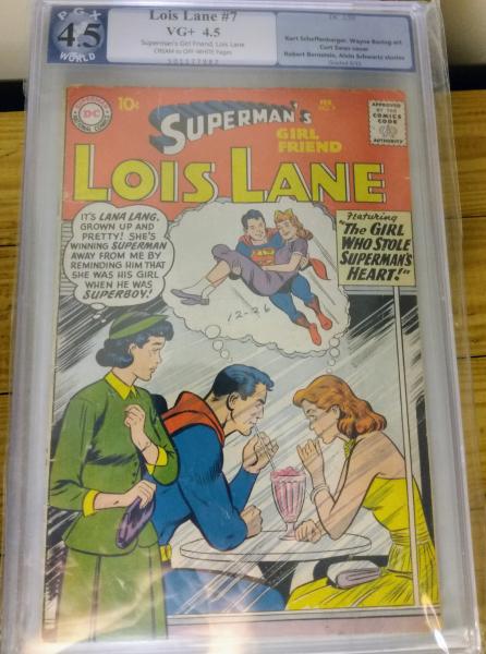 Superman's Girl Friend Lois Lane #7 DC Pub 1959 CGC 4.5