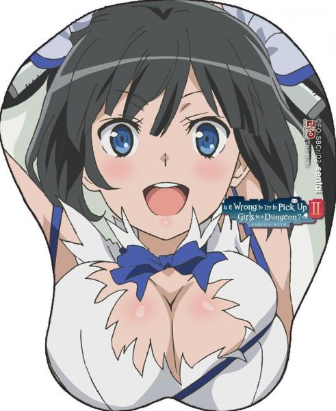 Is it Wrong to Try and Pick Up Girls in a Dungeon Breast Mouse Pad 810002880780