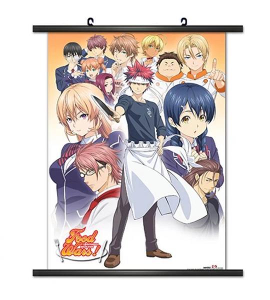 CWS Media Group Food Wars Wall Scroll 810002880858