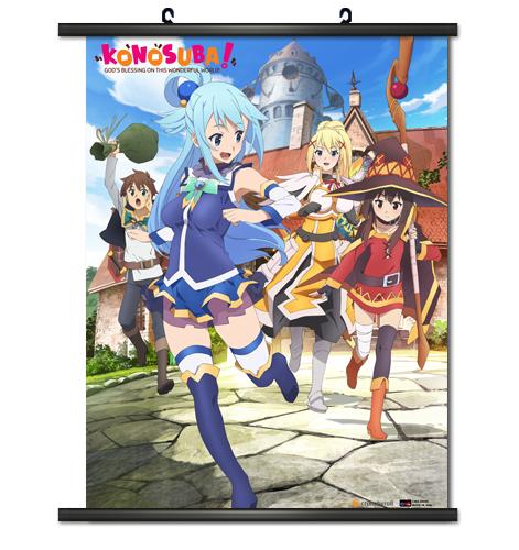 CWS Media Group Konosuba 01 Wall Scroll 813860029698