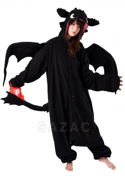 Sazac How to train your dragon Toothless Kigurumi picture