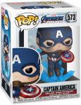 POP Marvel: Avengers EndGame - Captain America with Broken Shield & Mjolnir
