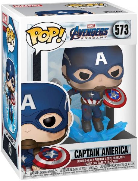 POP Marvel: Avengers EndGame - Captain America with Broken Shield & Mjolnir picture