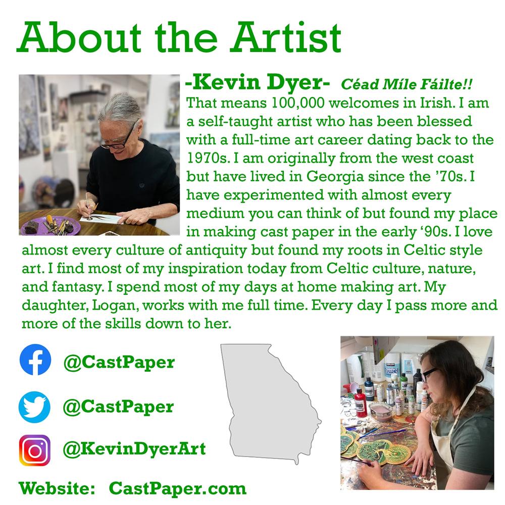 Flight of Fancy - Cast Paper - Fantasy art - Winged Feline- Angel Cat - Kitty Fairy - Black White Cat picture