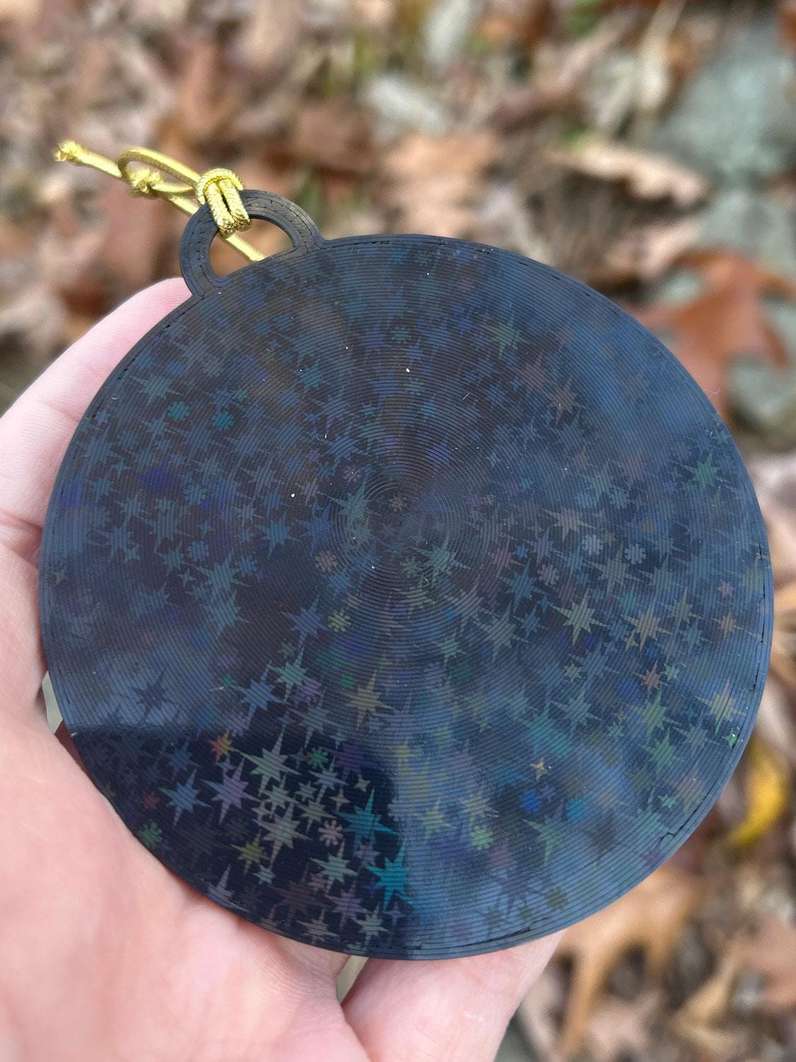 Scottish Thistle Ornament - Christmas - Scotland -Celtic - 3d Printed picture